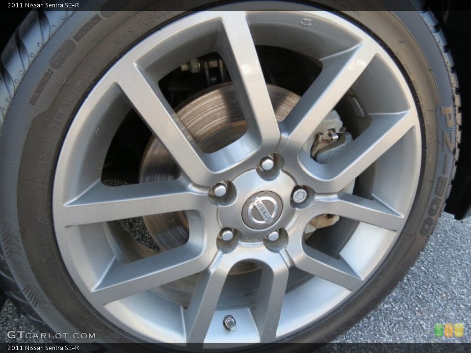 2011 Nissan Sentra SE-R Wheel and Tire Photo #81866734