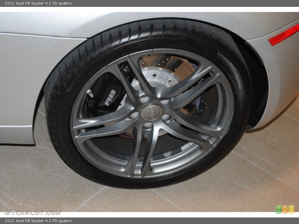 2012 Audi R8 Spyder 4.2 FSI quattro Wheel and Tire Photo #81877477