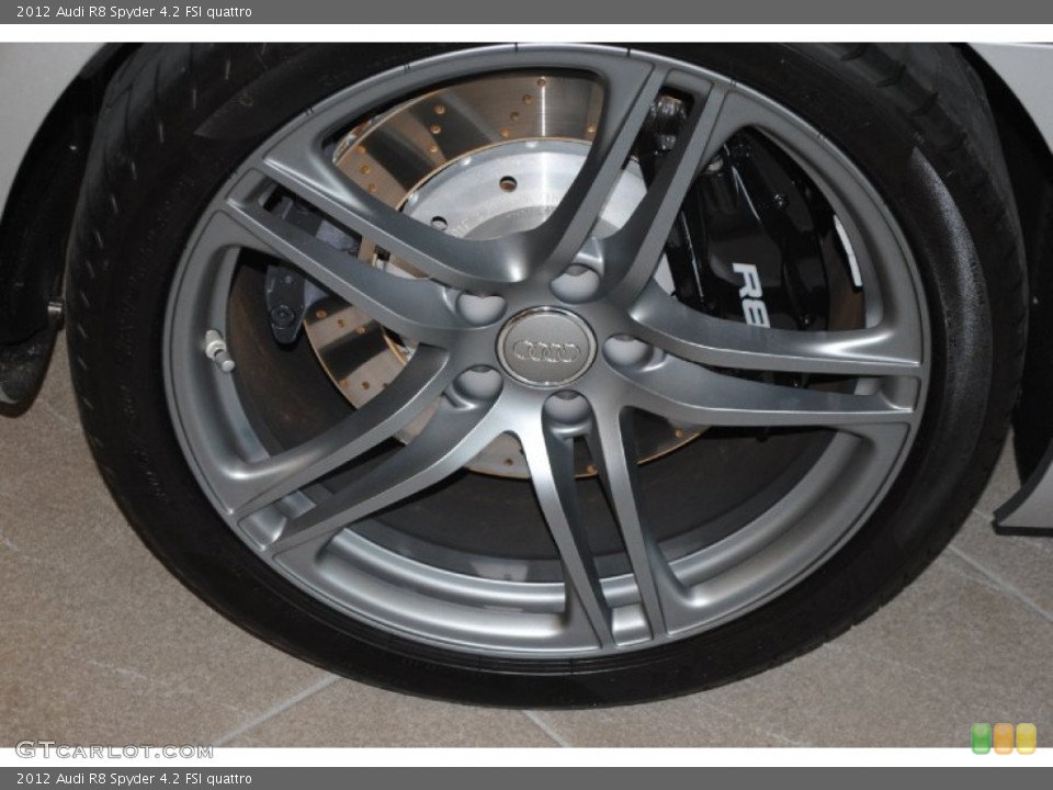 2012 Audi R8 Spyder 4.2 FSI quattro Wheel and Tire Photo #81877570