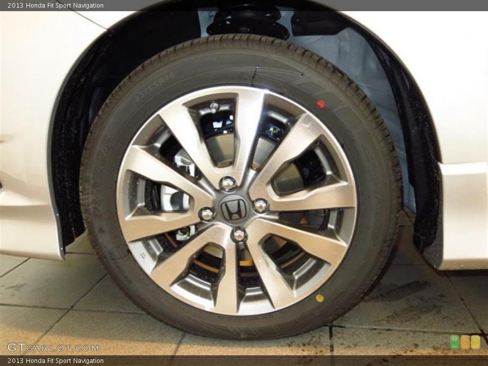 2013 Honda Fit Sport Navigation Wheel and Tire Photo #81889348