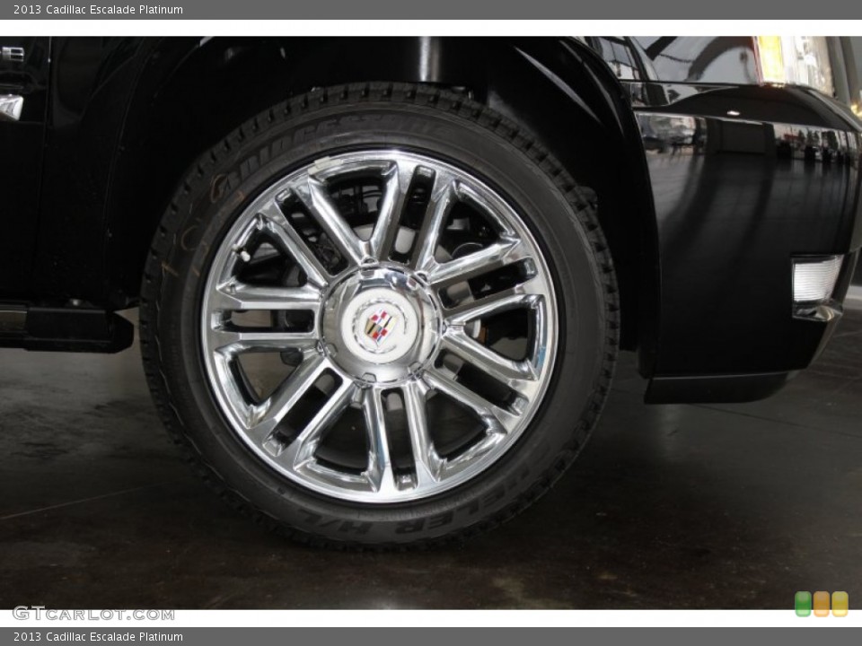 2013 Cadillac Escalade Platinum Wheel and Tire Photo #81893103