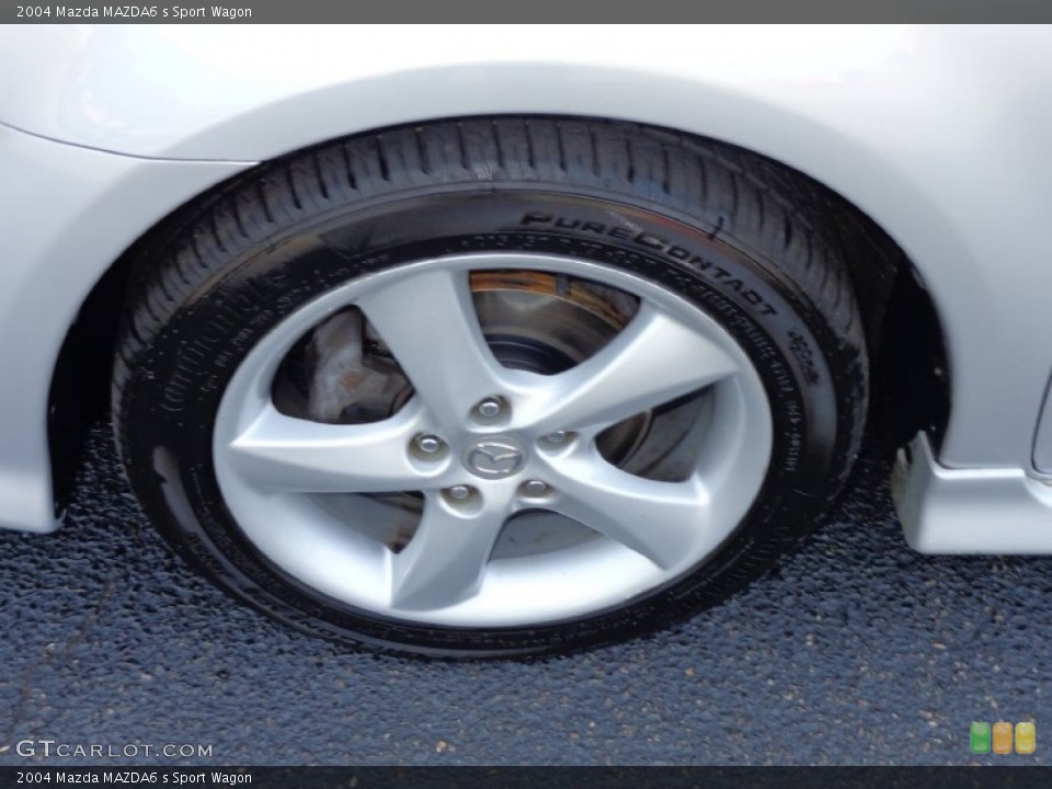 2004 Mazda MAZDA6 s Sport Wagon Wheel and Tire Photo #81901453