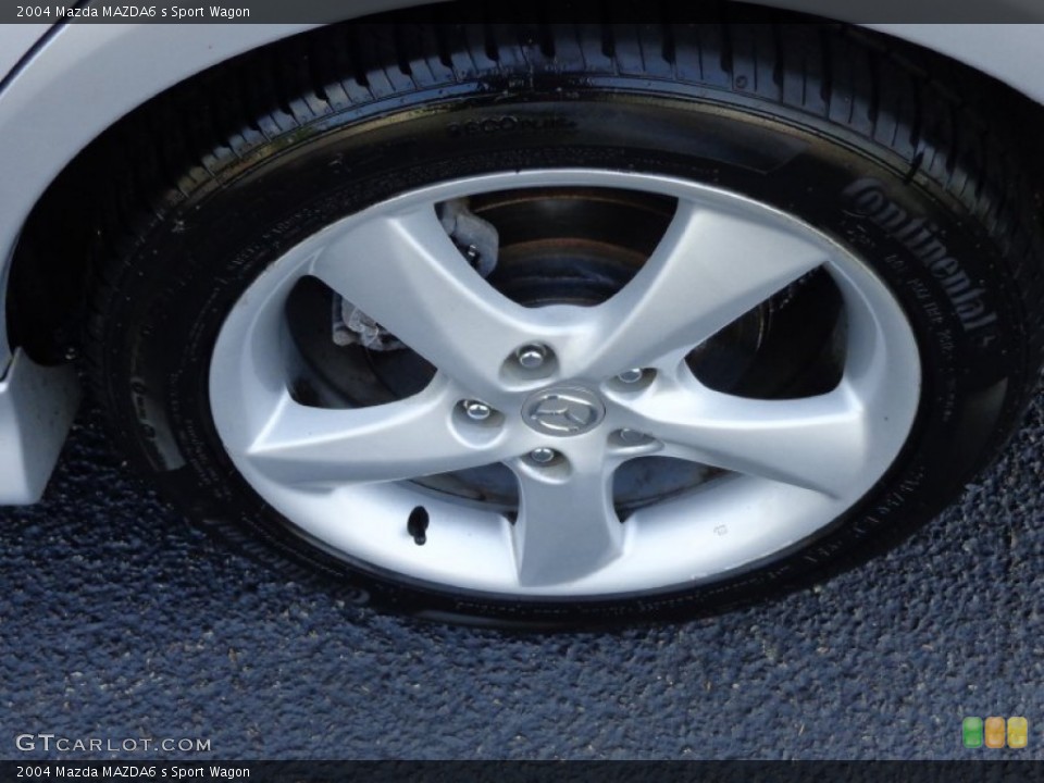 2004 Mazda MAZDA6 s Sport Wagon Wheel and Tire Photo #81901476