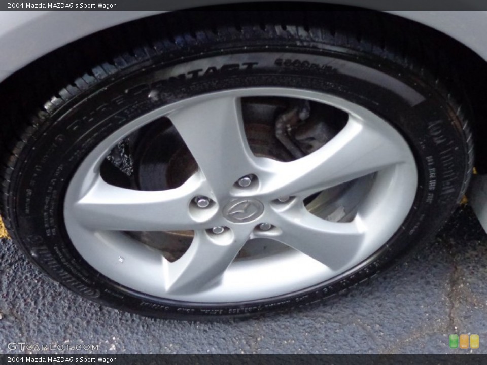 2004 Mazda MAZDA6 s Sport Wagon Wheel and Tire Photo #81901498