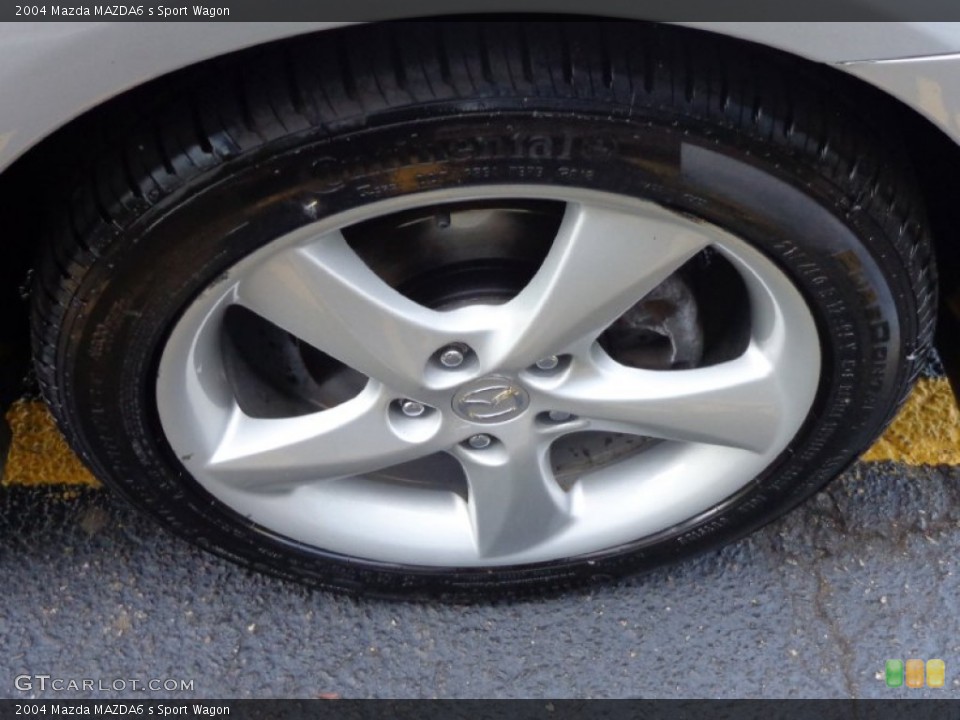 2004 Mazda MAZDA6 s Sport Wagon Wheel and Tire Photo #81901526