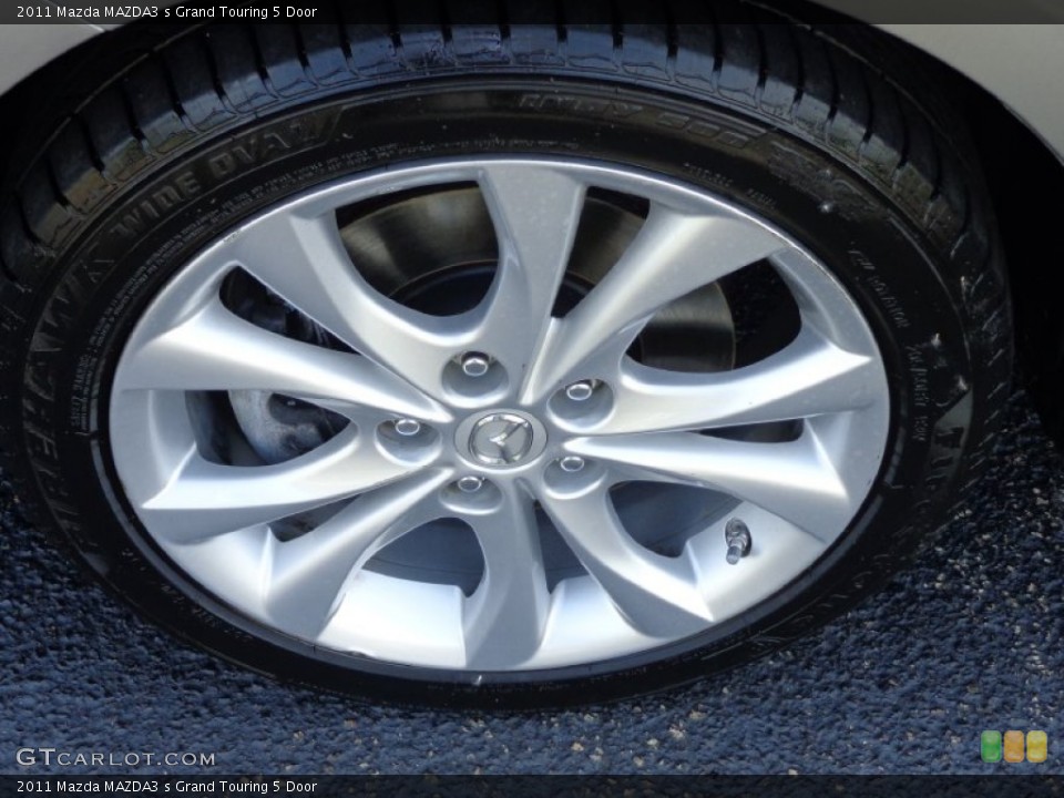 2011 Mazda MAZDA3 s Grand Touring 5 Door Wheel and Tire Photo #81902365