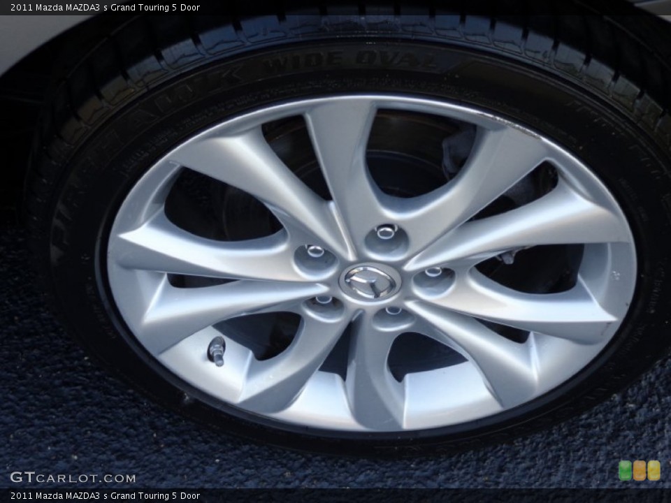 2011 Mazda MAZDA3 s Grand Touring 5 Door Wheel and Tire Photo #81902387