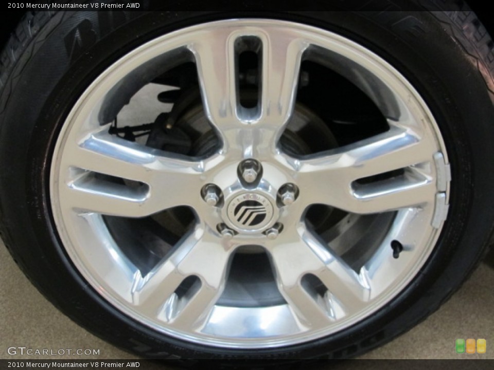 2010 Mercury Mountaineer V8 Premier AWD Wheel and Tire Photo #81903049