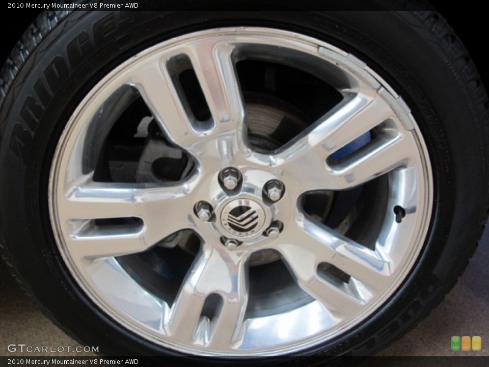 2010 Mercury Mountaineer V8 Premier AWD Wheel and Tire Photo #81903073