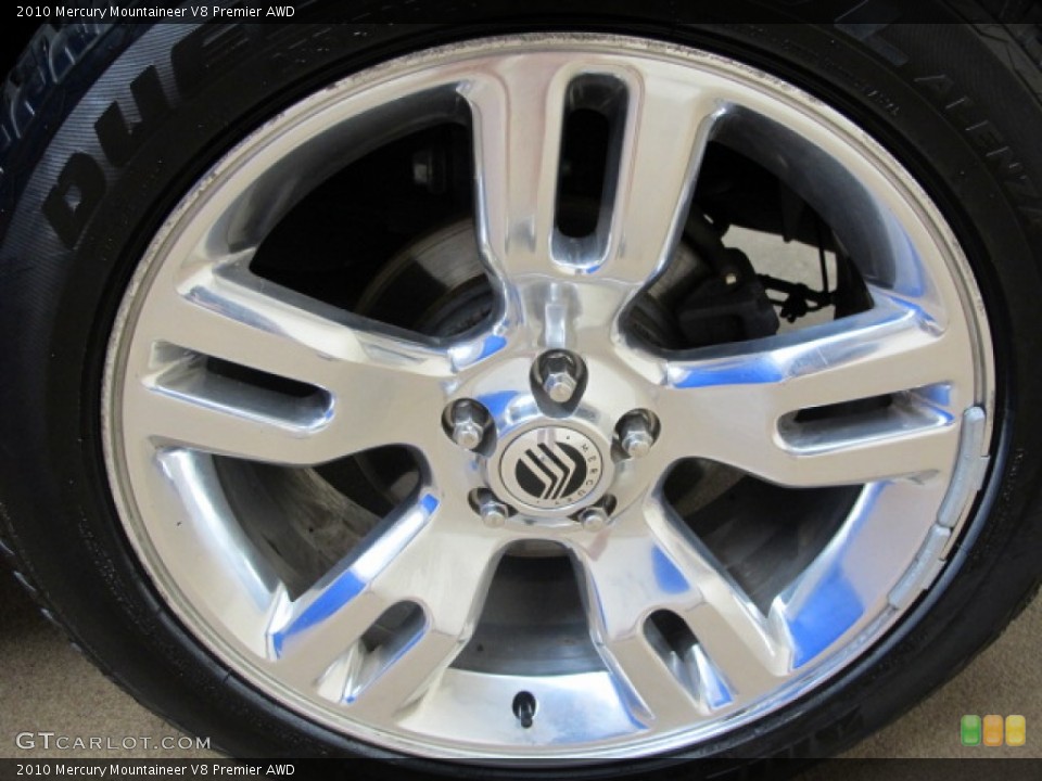 2010 Mercury Mountaineer V8 Premier AWD Wheel and Tire Photo #81903121