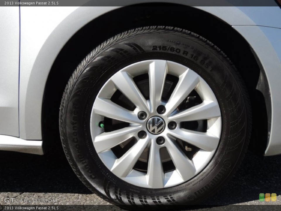 2013 Volkswagen Passat 2.5L S Wheel and Tire Photo #81903528