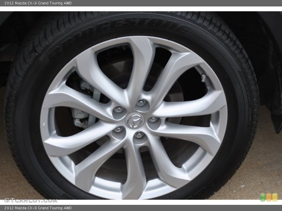 2012 Mazda CX-9 Grand Touring AWD Wheel and Tire Photo #81927280