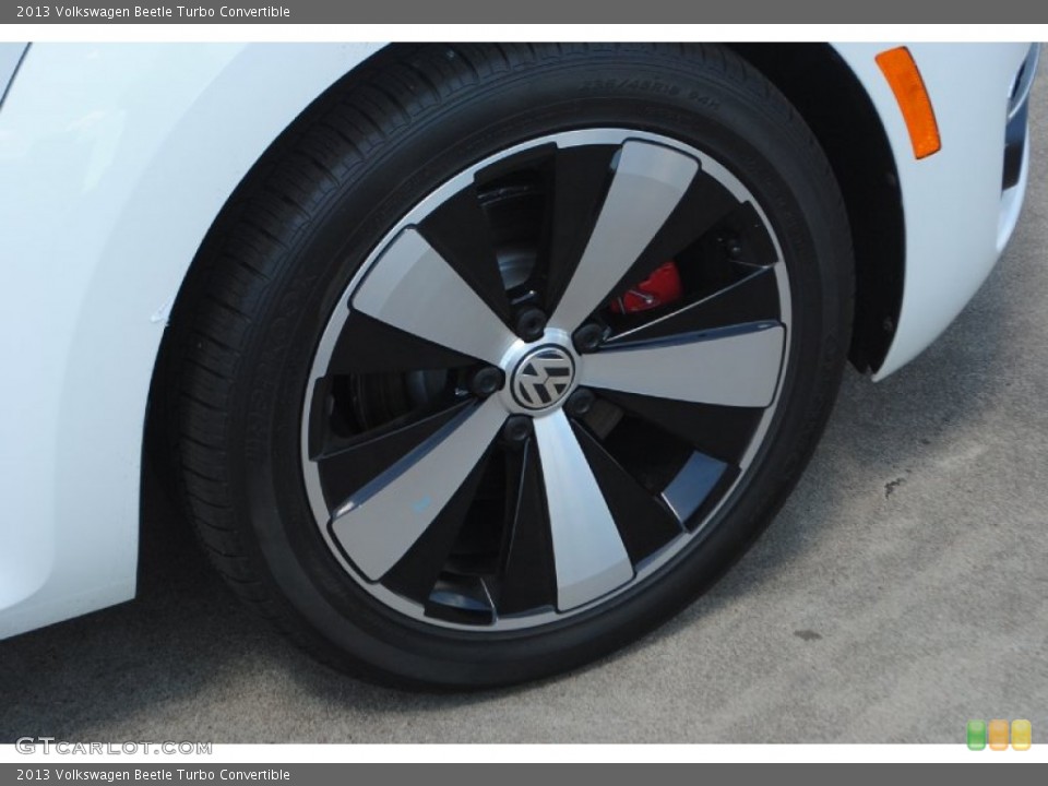 2013 Volkswagen Beetle Turbo Convertible Wheel and Tire Photo #81930514