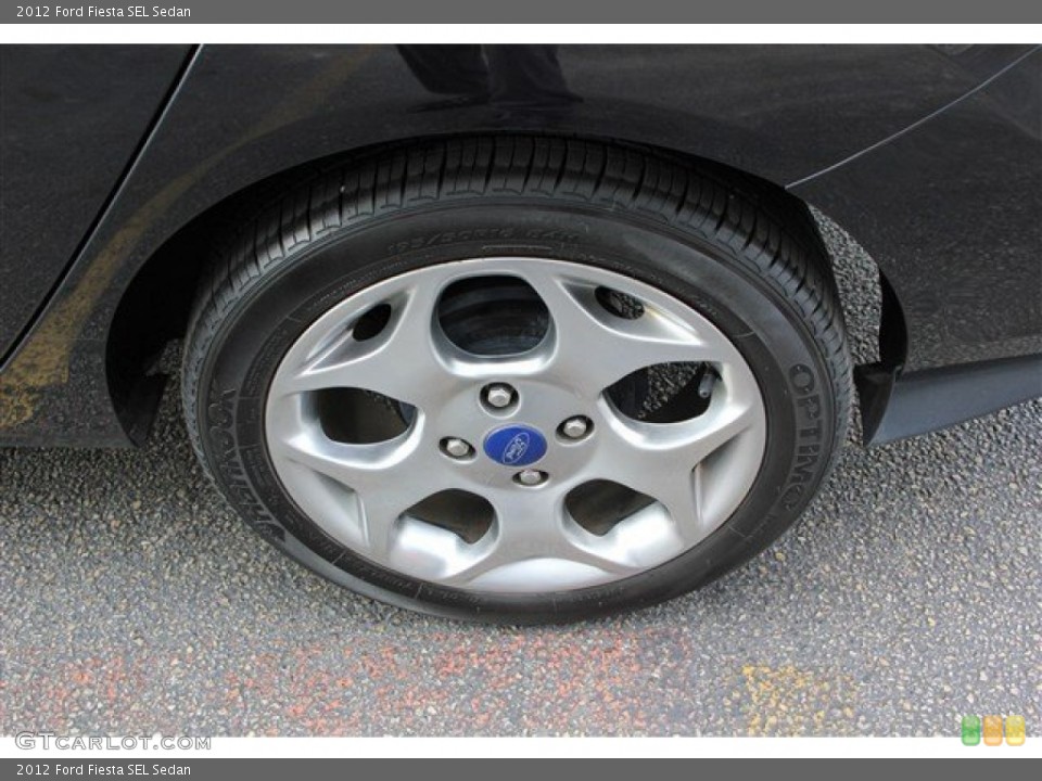 2012 Ford Fiesta SEL Sedan Wheel and Tire Photo #81946361