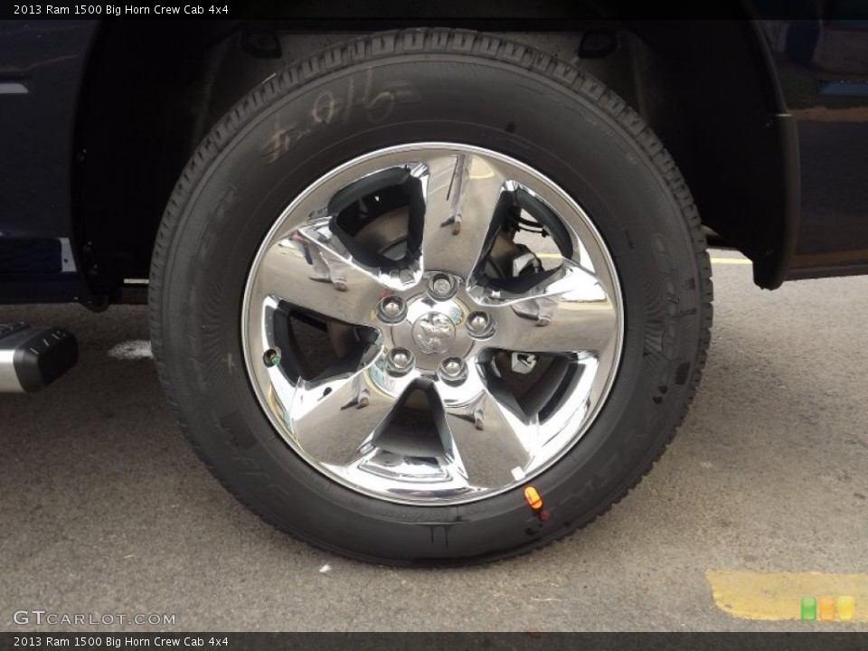 2013 Ram 1500 Big Horn Crew Cab 4x4 Wheel and Tire Photo #81951283