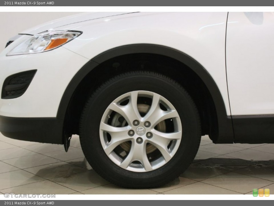 2011 Mazda CX-9 Sport AWD Wheel and Tire Photo #81967240