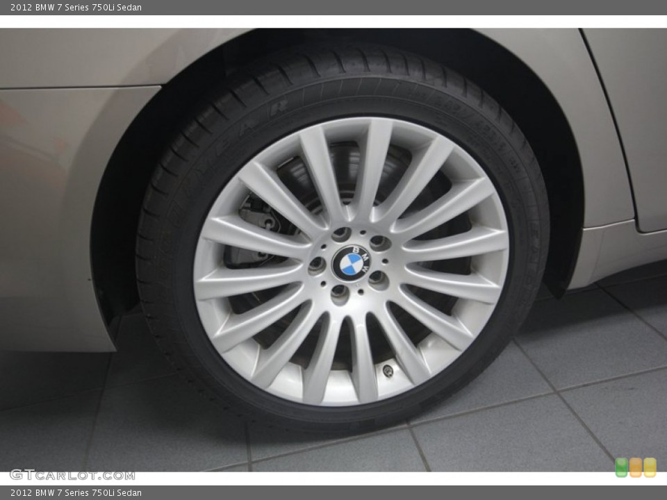 2012 BMW 7 Series 750Li Sedan Wheel and Tire Photo #81983147