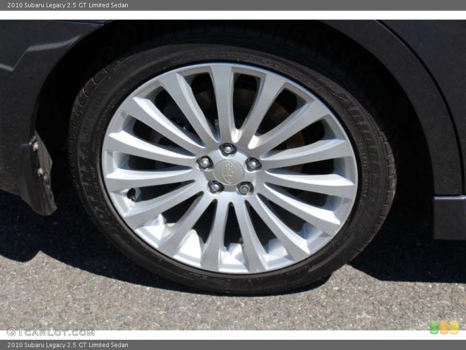 2010 Subaru Legacy 2.5 GT Limited Sedan Wheel and Tire Photo #81985852