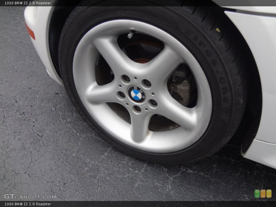 1999 BMW Z3 2.8 Roadster Wheel and Tire Photo #82000561