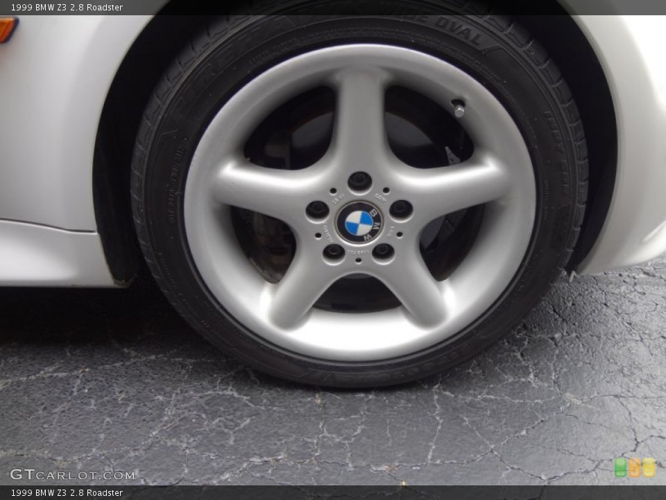 1999 BMW Z3 2.8 Roadster Wheel and Tire Photo #82000628