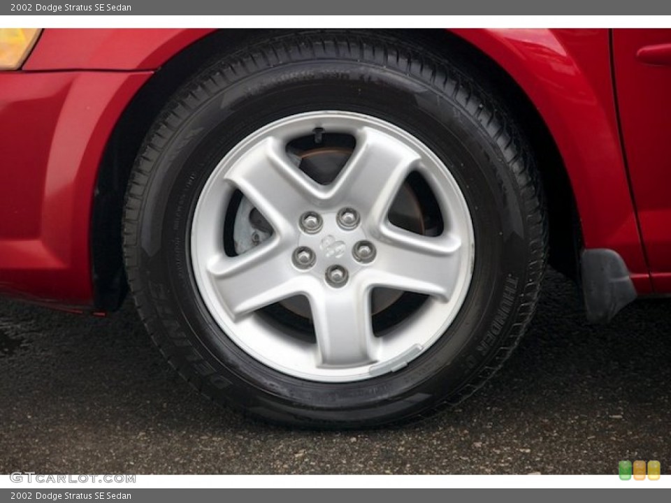2002 Dodge Stratus SE Sedan Wheel and Tire Photo #82001010