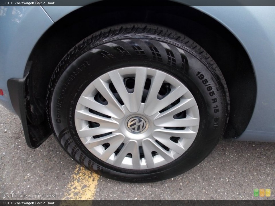 2010 Volkswagen Golf 2 Door Wheel and Tire Photo #82010823