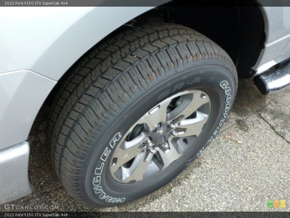 2013 Ford F150 STX SuperCab 4x4 Wheel and Tire Photo #82015574