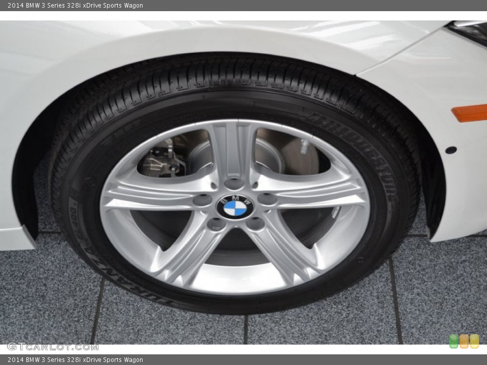 2014 BMW 3 Series 328i xDrive Sports Wagon Wheel and Tire Photo #82018670
