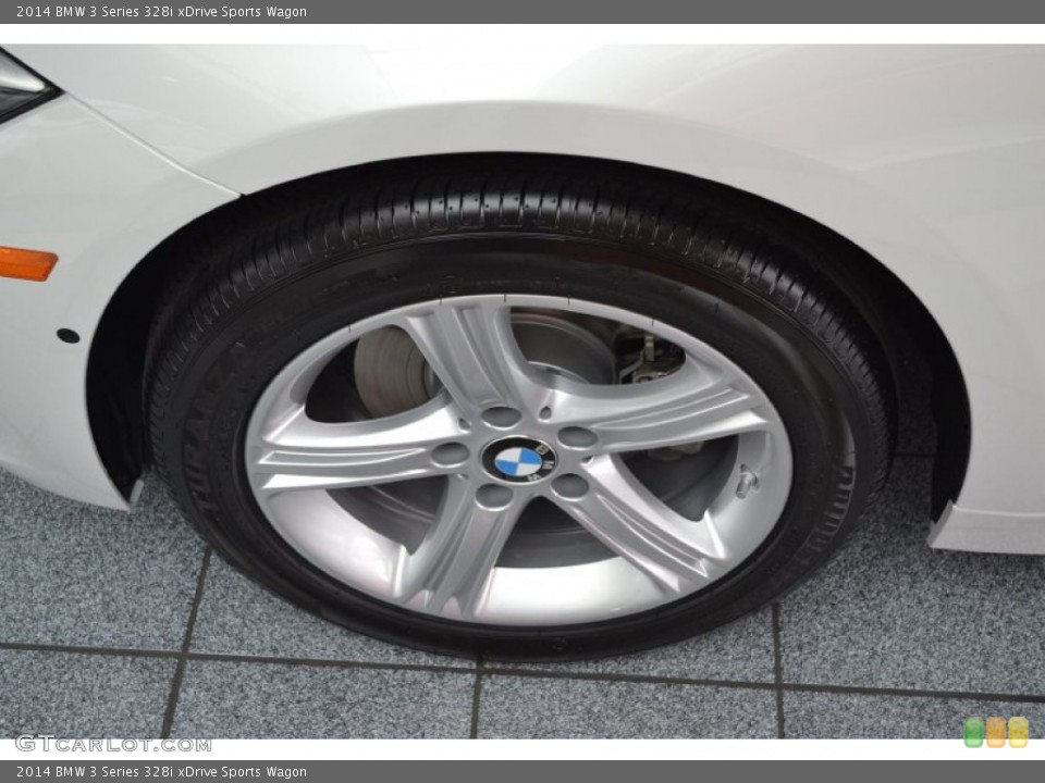 2014 BMW 3 Series 328i xDrive Sports Wagon Wheel and Tire Photo #82018855