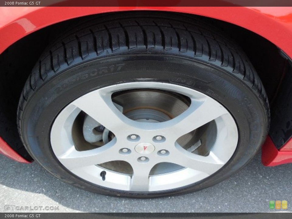 2008 Pontiac G5 GT Wheel and Tire Photo #82023449