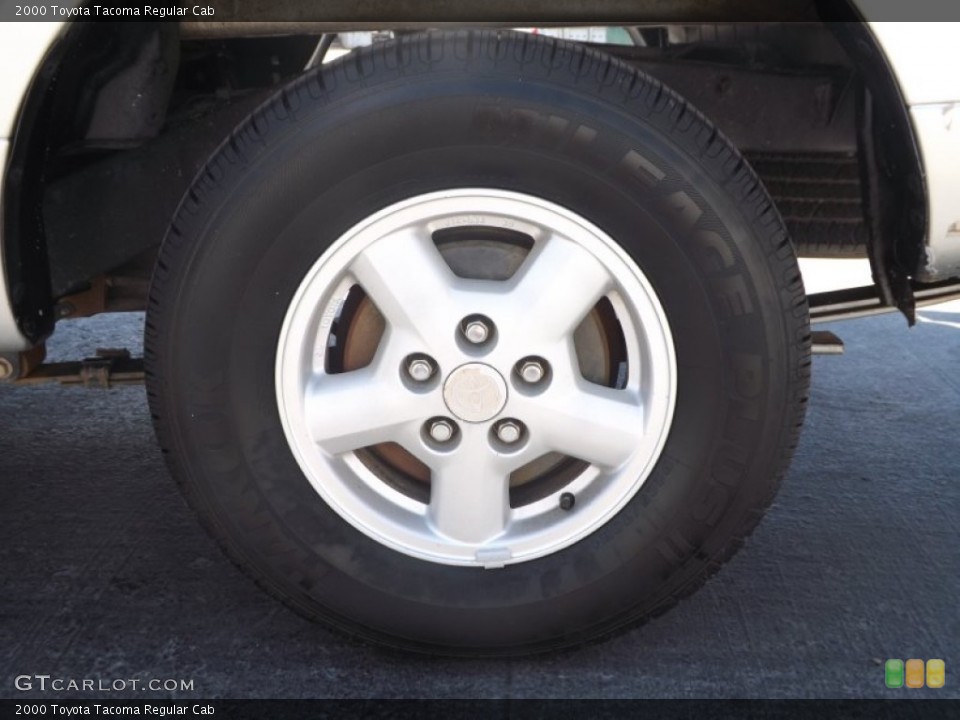 2000 Toyota Tacoma Regular Cab Wheel and Tire Photo #82040756