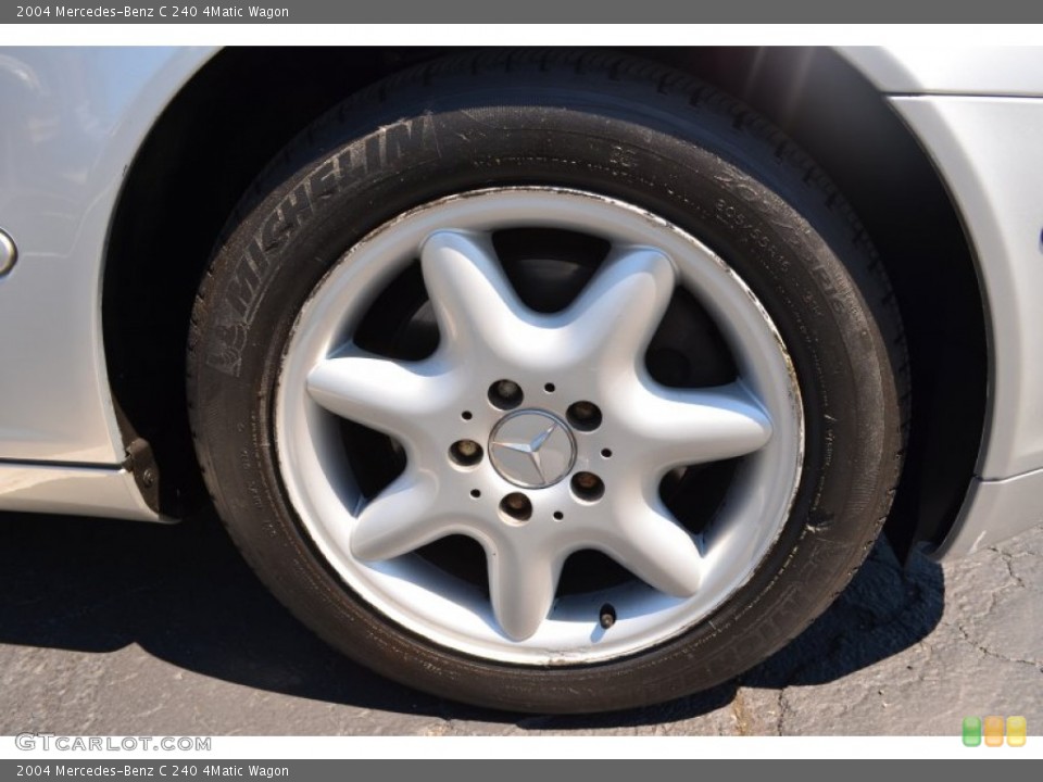 2004 Mercedes-Benz C 240 4Matic Wagon Wheel and Tire Photo #82042215