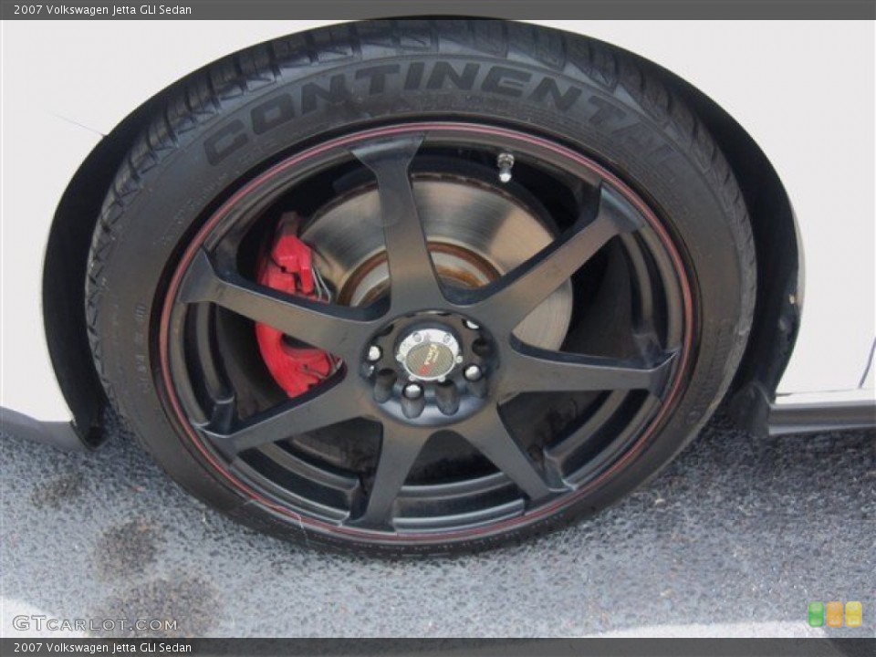 2007 Volkswagen Jetta Custom Wheel and Tire Photo #82048504