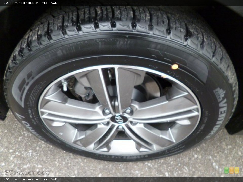 2013 Hyundai Santa Fe Limited AWD Wheel and Tire Photo #82057624