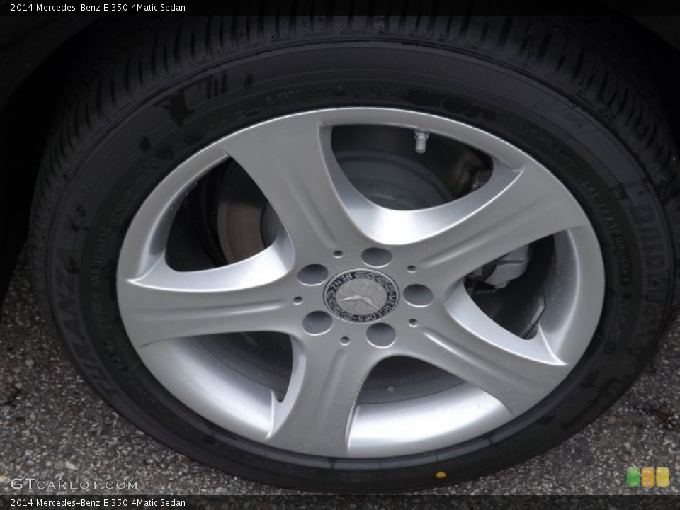 2014 Mercedes-Benz E 350 4Matic Sedan Wheel and Tire Photo #82070453