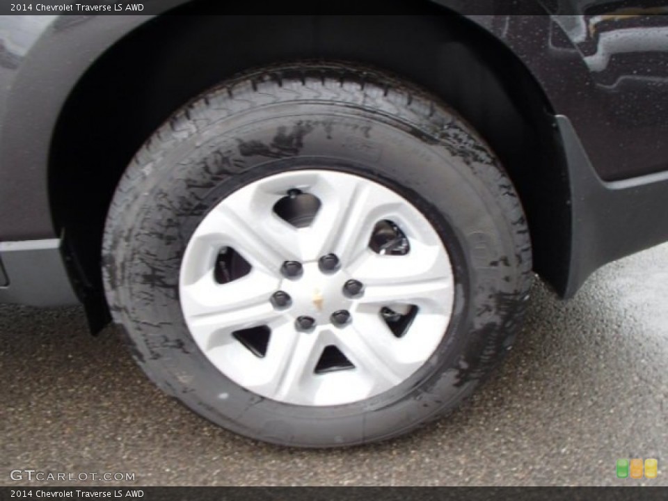 2014 Chevrolet Traverse LS AWD Wheel and Tire Photo #82076341