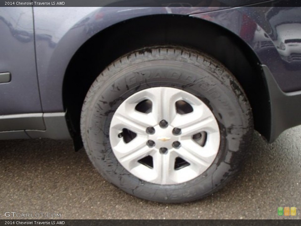 2014 Chevrolet Traverse LS AWD Wheel and Tire Photo #82076820