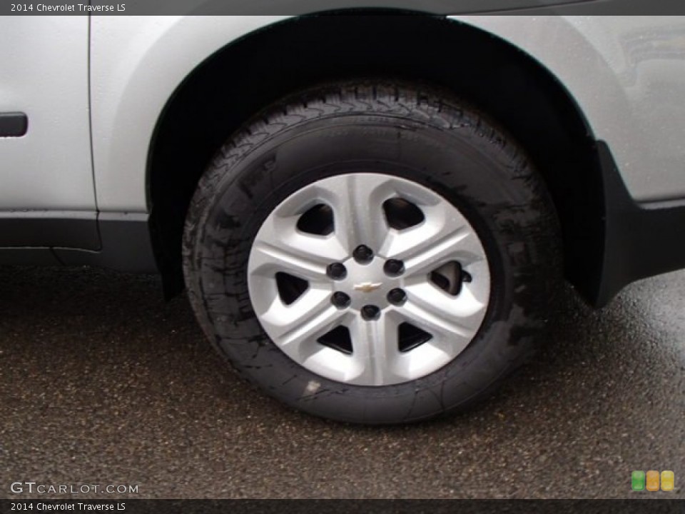 2014 Chevrolet Traverse LS Wheel and Tire Photo #82077286