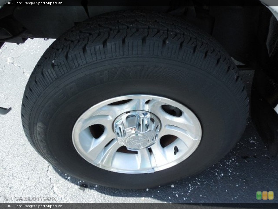 2002 Ford Ranger Sport SuperCab Wheel and Tire Photo #82078801