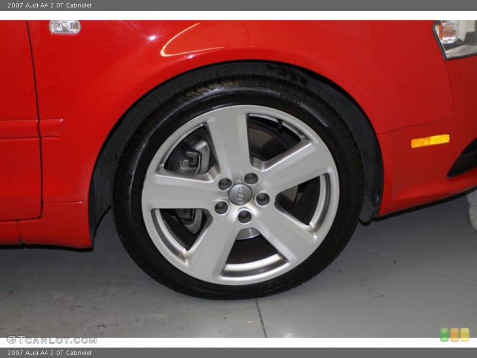 2007 Audi A4 2.0T Cabriolet Wheel and Tire Photo #82082879