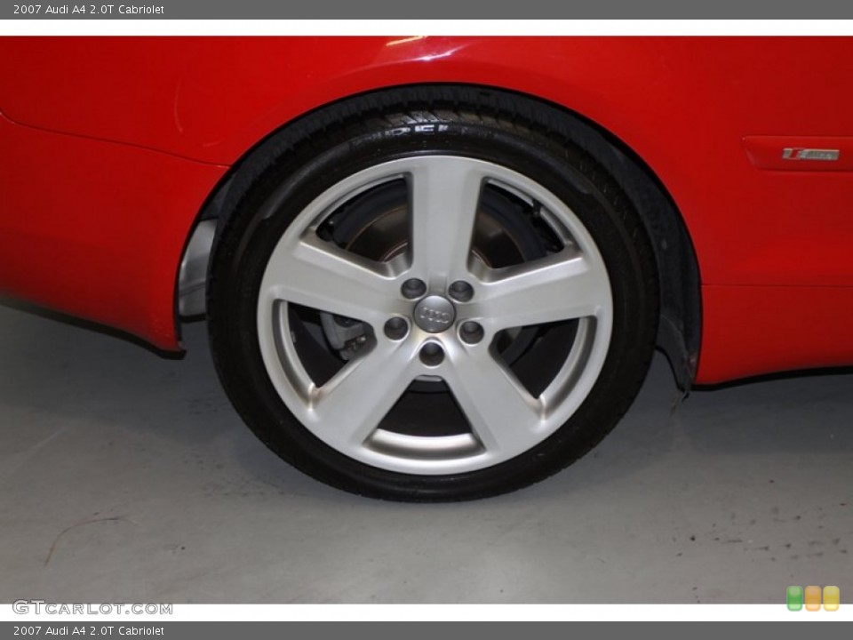 2007 Audi A4 2.0T Cabriolet Wheel and Tire Photo #82082899