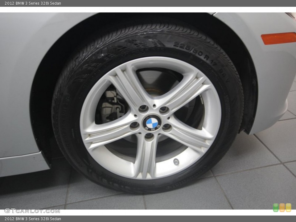 2012 BMW 3 Series 328i Sedan Wheel and Tire Photo #82096443