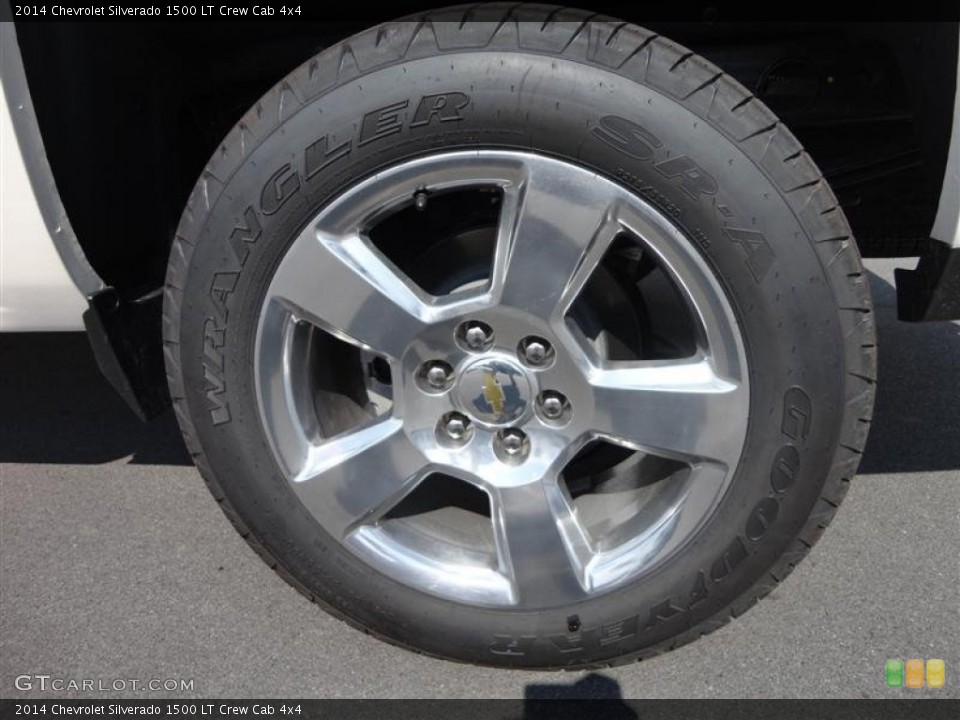2014 Chevrolet Silverado 1500 LT Crew Cab 4x4 Wheel and Tire Photo #82099315