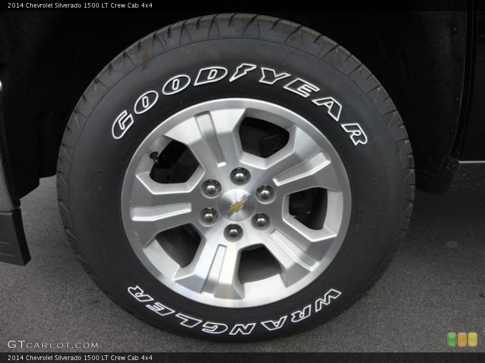 2014 Chevrolet Silverado 1500 LT Crew Cab 4x4 Wheel and Tire Photo #82099693