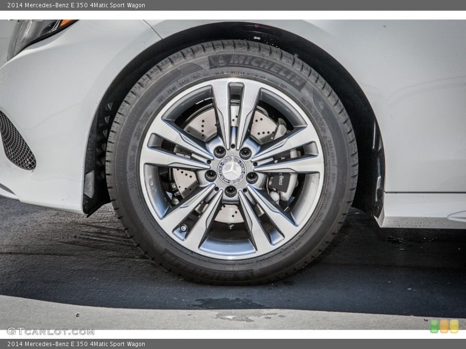 2014 Mercedes-Benz E 350 4Matic Sport Wagon Wheel and Tire Photo #82108330