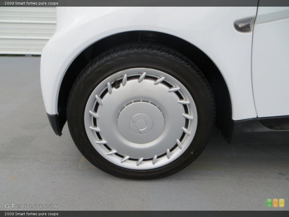 2009 Smart fortwo pure coupe Wheel and Tire Photo #82108694