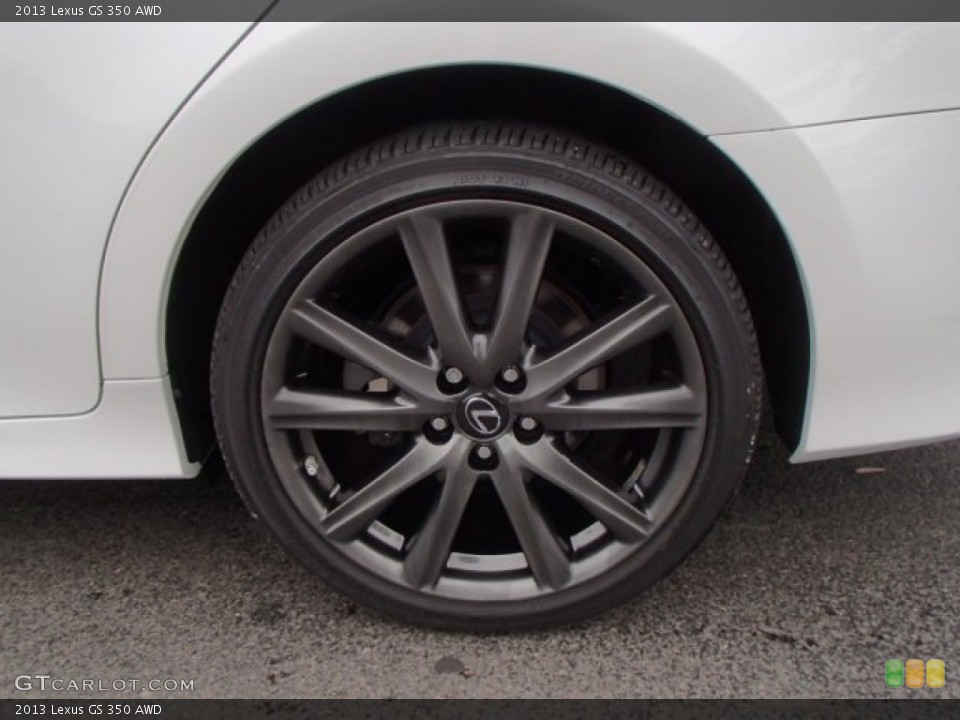 2013 Lexus GS 350 AWD Wheel and Tire Photo #82109809