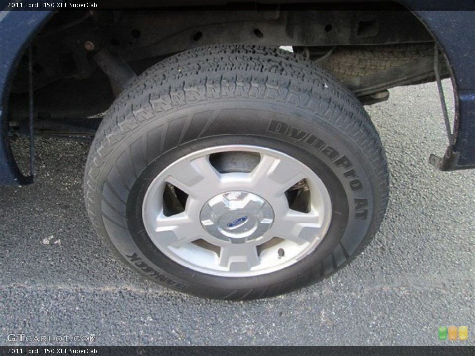 2011 Ford F150 XLT SuperCab Wheel and Tire Photo #82110889