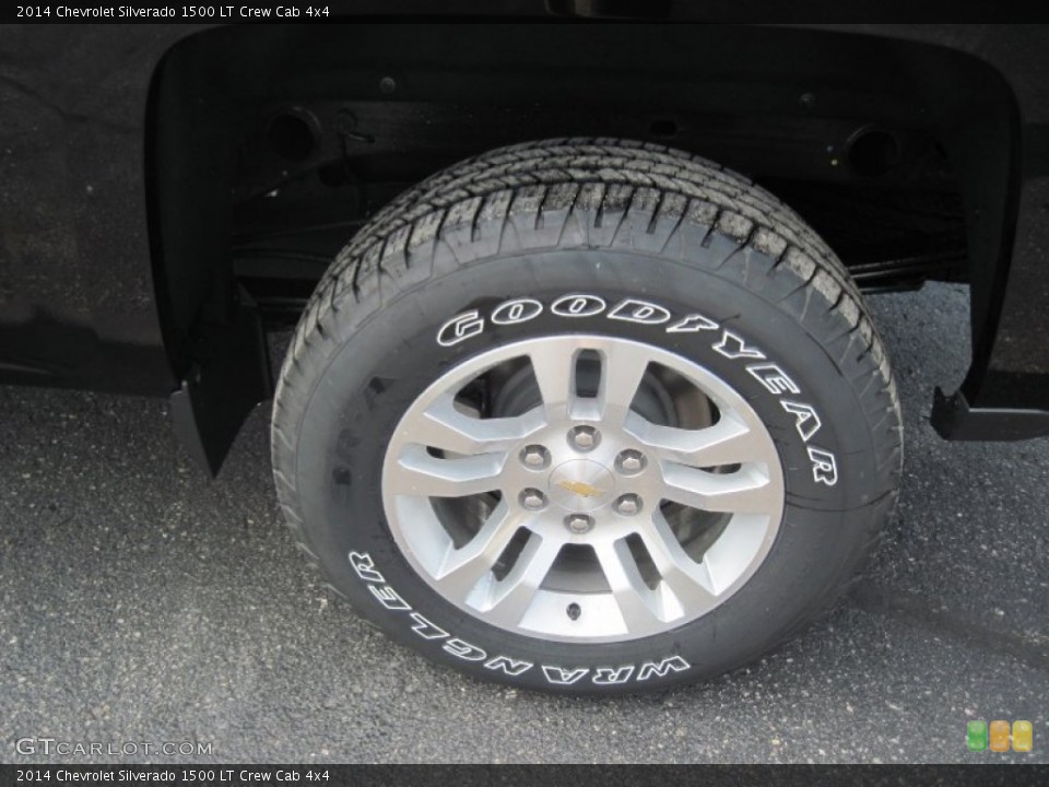 2014 Chevrolet Silverado 1500 LT Crew Cab 4x4 Wheel and Tire Photo #82112365
