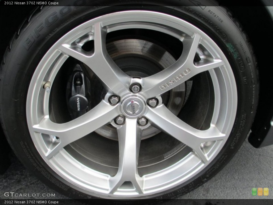 2012 Nissan 370Z NISMO Coupe Wheel and Tire Photo #82137571